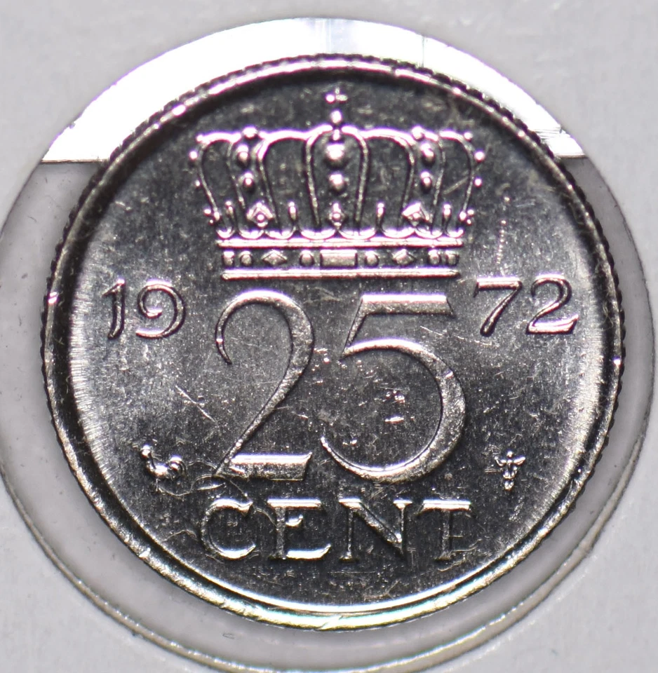 Holanda 1972 25 centavos 900406 frete combinado - Imagem 2 de 2