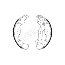 Mâchoire de frein Fiat SEDICI