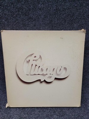 Vintage Chicago Vinyl Record 4x Set LP 1970 Columbia Rock Album Cover Inserts
