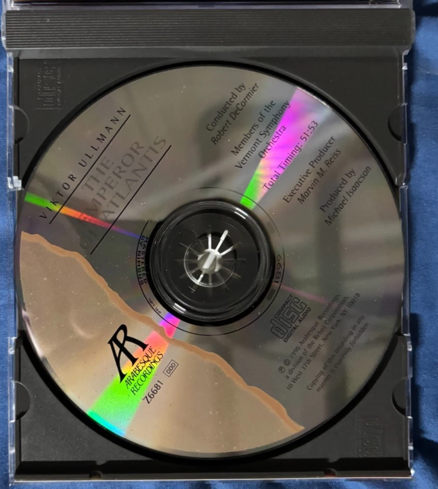 Viktor Ullman - The Emperor Of Atlantis: Music From Terezin CD - Image 3 of 4