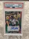 Caleb Williams - 2024 Chrome All-Etch Rookie Rush Auto Green Ref PSA 10 /99