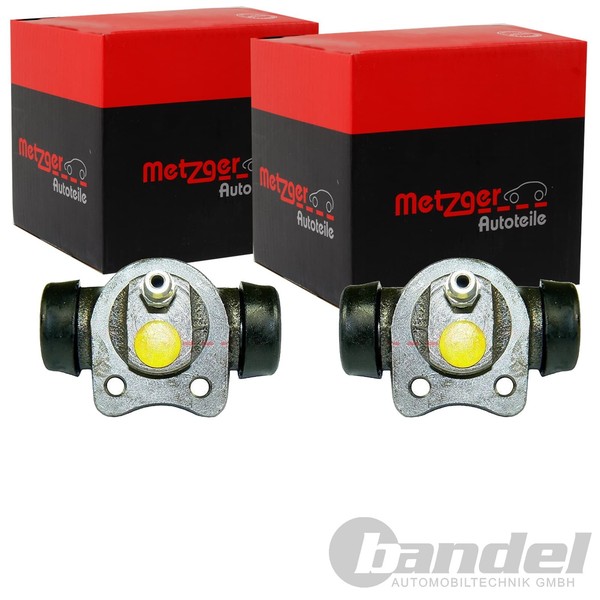 2X Metzger Radbremszylinder 15,87Mm Passend FüR Opel Kadett Trommelbremse |-image