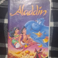 Walt Disney Home Video Aladdin VHS 1992 NTSC G A Walt Disney Classic Genie
