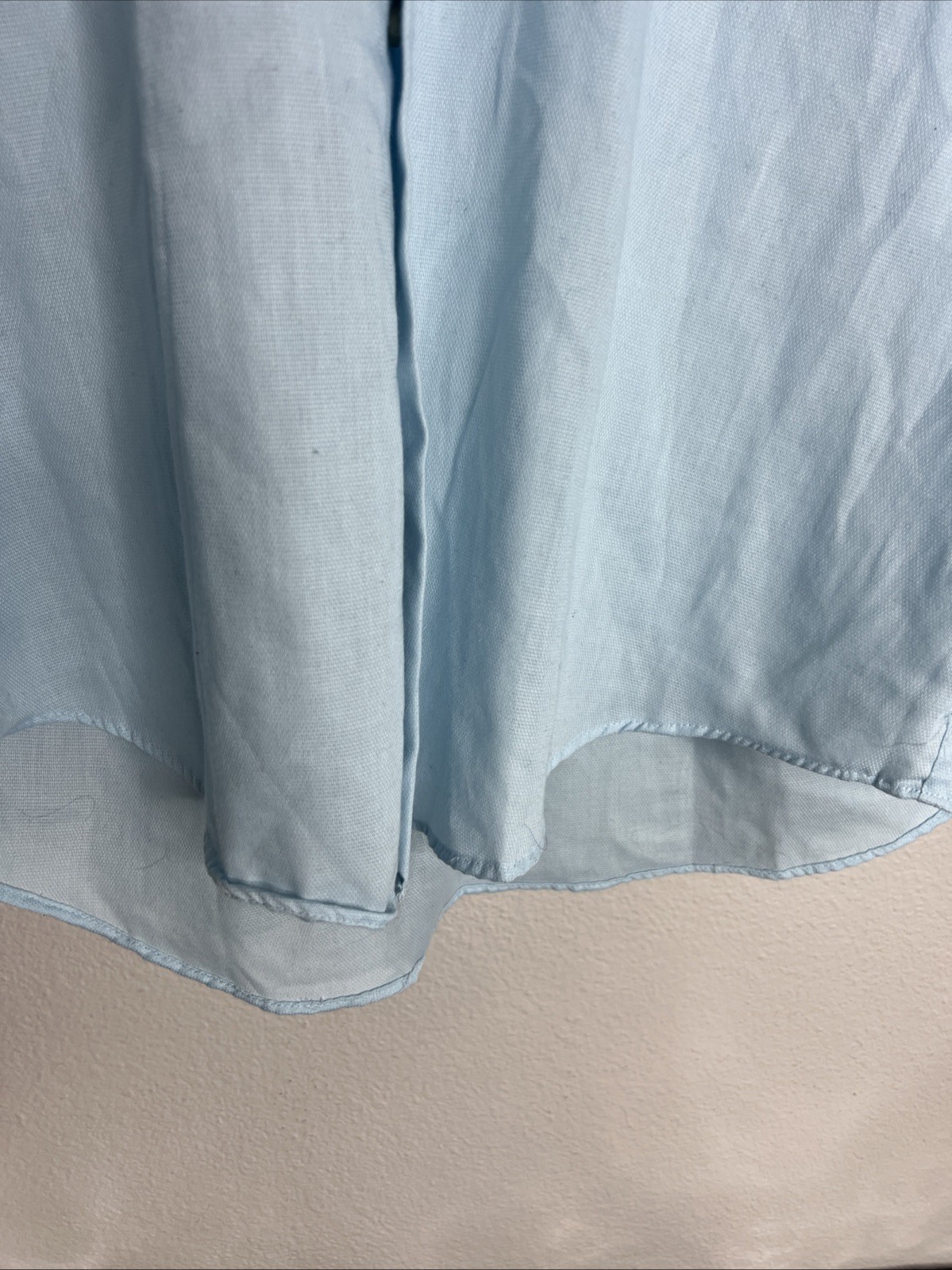 Camicia uomo YSL Yves Saint Laurent 16 5 32 33 abito con bottoni manica lunga blu