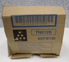 KONICA MINOLTA TN612K Toner Cartridge Black GENUINE NEW ob