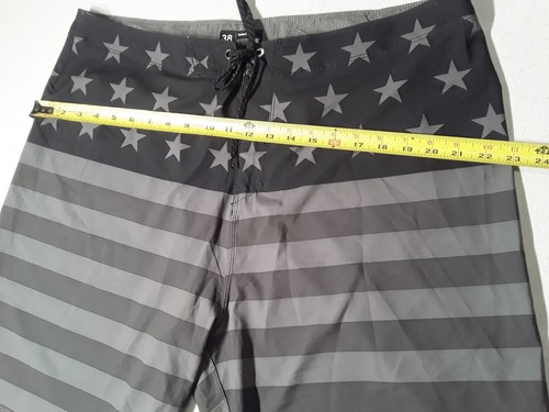 Pantalones cortos de tabla Hurley Phantom Patriotic talla 38 para hombre con cordón elástico - Imagen 10 de 12