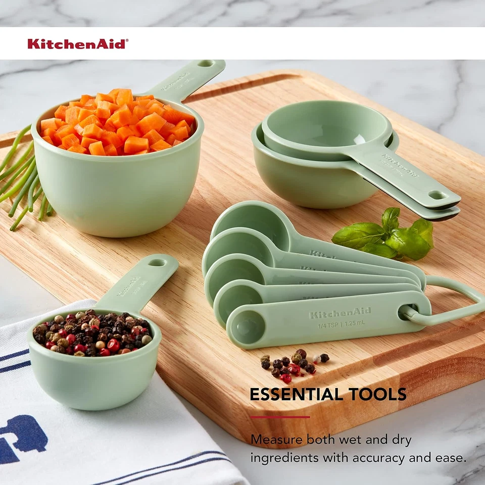 Universal Easy to Read Measuring Cup and Spoon Set with Soft Grip Handle for Max - Image 4 of 4