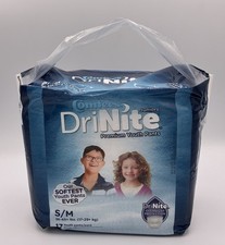 New/Unopened Comfees DriNite Youth Pants S/M, 17ct 