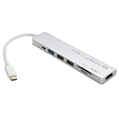 USB-C Auf HDMI 4K 30Hz USB 3.0/USB 2.0/PD Port Hub Dock Adapter SD Kartenleser