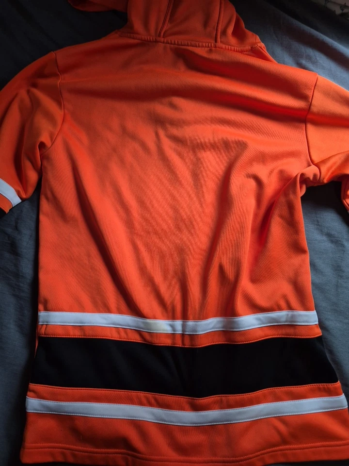 Moletom NHL Philadelphia Flyers masculino manga longa com capuz e renda tamanho médio - Imagem 4 de 4