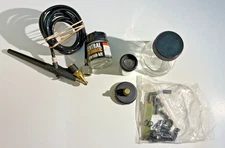 Central Pneumatic Fine Head Airbrush Kit Accessories Lot