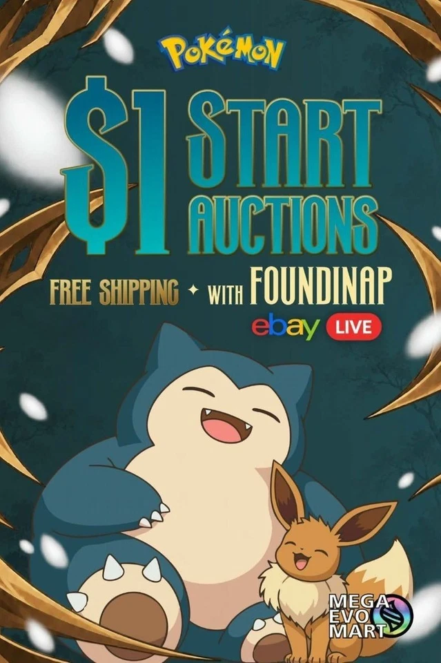 FREE SHIPPING $1 Start Pokemon Singles (30th and More) @FOUNDINAP - Louis