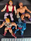 Vintage He-Man MOTU Figure Lot of 4 Prince Adam Fisto Webstor Mattel 1984 Loose