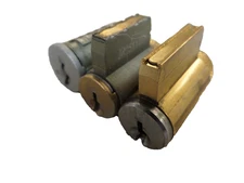 LOT OF 3 KWIKSET/SCHLAGE/SC1 5 & 6 PIN LOCK CYLINDERS USED NO KEYS LOCKSPORT