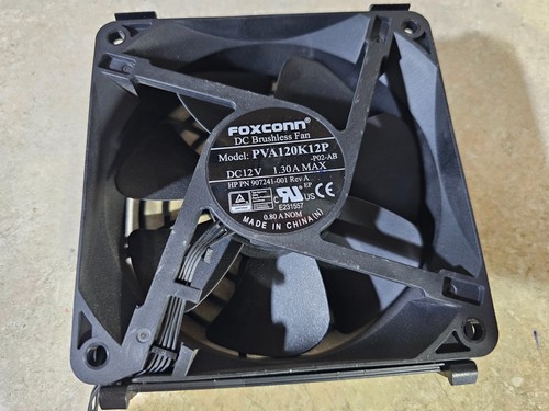 HP Z8 Z4 Workstation 120mm Rear CPU Cooling Fan 907241-001 PVA120K12P - Picture 3 of 4