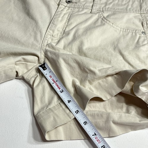 Nine West Jeans Khaki Shorts Rolled Hem Women's Size 6/27 - Picture 6 of 10