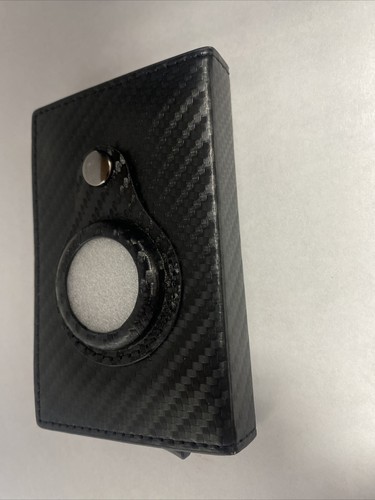 Airtag Geldbörse Etui - Leder Kreditkartenhalter magnetische Air Tag Abdeckung - Bild 3 von 6