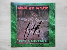 Colin Hay autograph signed CD booklet "Men At Work - It's A Mistake"