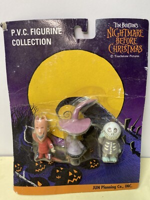 Nightmare Before Christmas Lock, Shock, Barrel Figur Set 1998 Japan Import Neu