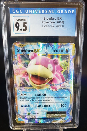 Slowbro-EX graded CGC 9.5 for sale on eBay