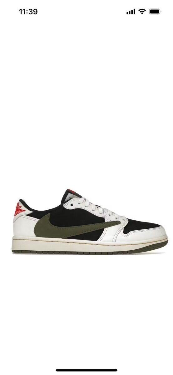 Size 5 - Jordan 1 Retro OG x Travis Scott Low Olive W | eBay Size 5 - Jordan 1 Retro OG x Travis Scott Low Olive W | eBay