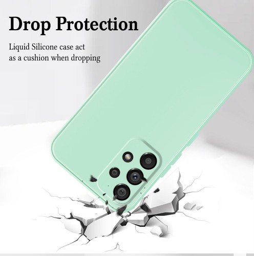 Custodia telefono silicone liquido per Samsung Galaxy S22 Note 20 A13 A53 A52S custodia gel - Foto 54 di 120