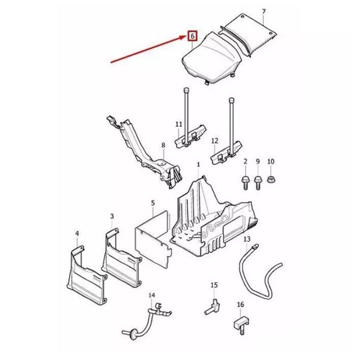 Vorderseite Batterie Kasten Abdeckung Für Volvo Für S60 Für Xc60 Für Xc70 - Picture 7 of 9