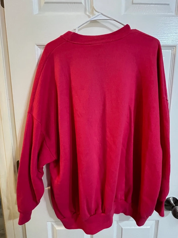 Sudadera Vintage Años 90 Looney Tunes Piolín Pájaro Rosa 26W 28W Jersey Bordado Foto 3 de 4