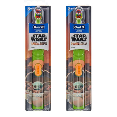 2-Pack Oral-B Kids Electric Toothbrush The Mandalorian Baby Yoda Star Wars Grogu