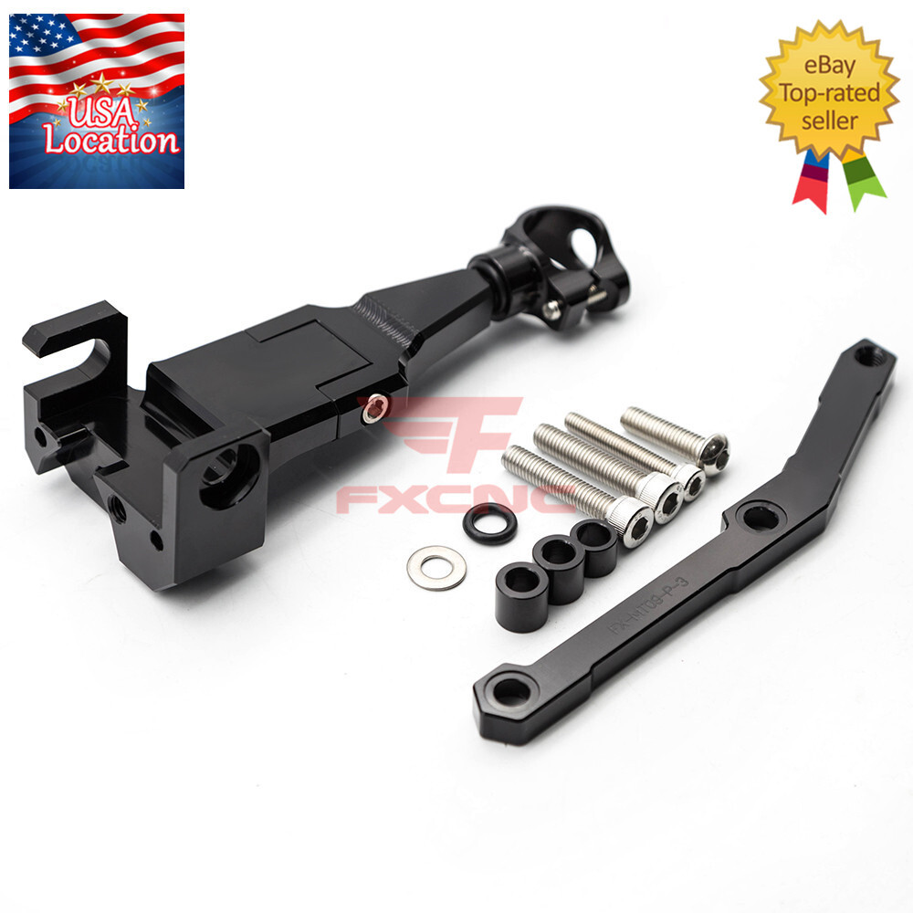 For Yamaha MT09 FZ09 20132020 Carbon Fiber Steering Damper Bracket