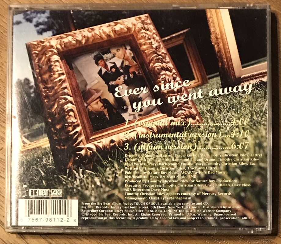 Ever Since You Went Away [Single] by Art 'N Soul (CD, Jan
