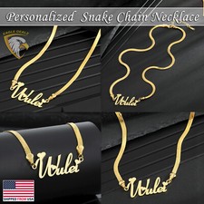 Customized Name Necklace Jewelry Gift for Girl Stainless steel Chain Pendant USA