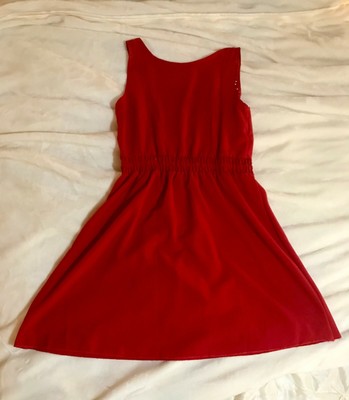 cute red sundress