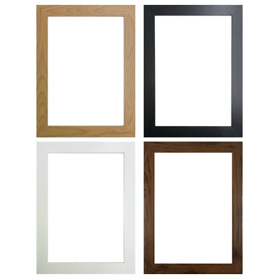 SCHWARZER Bilderrahmen EICHE NUSSBAUM WEISS A1 A2 A3 A4 A5 Modern Poster Fotorahmen - Bild 1 von 4