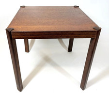 Vintage Hans Olsen LH Lindebo Hansen Mid Century Denmark Teak 13.75" End Table