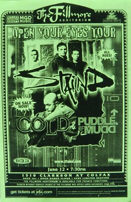 STAIND / PUDDLE OF MUDD / COLD 