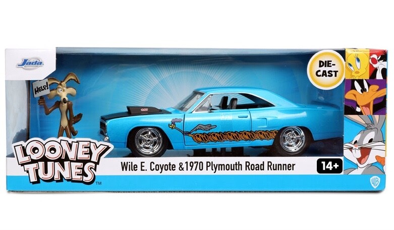 Jada Hollywood Rides 1/24 Looney Tunes 1970 Plymouth Road Runner