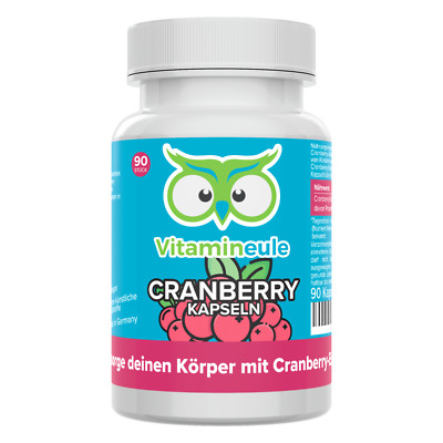 Cranberry Kapseln mit 250 mg 100:1 Extrakt - vegan - Vitamineule