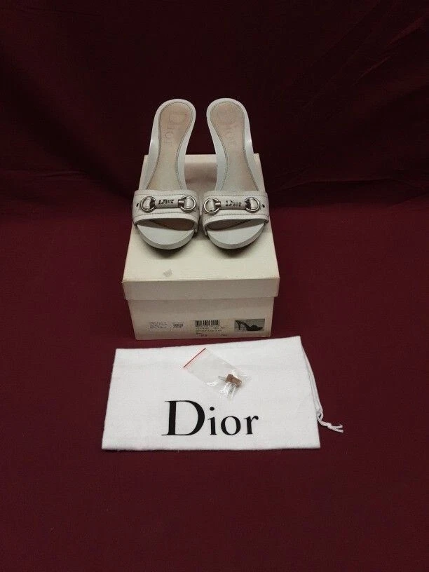 Christian Dior My Dior My Dior sabots mules sandales talons aiguilles 37,5 7,5