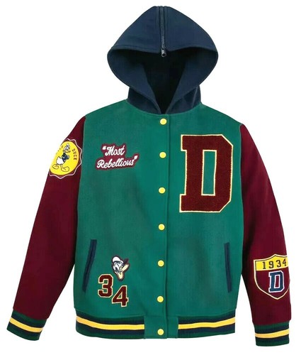 Donald Duck Letterman Hooded Jacket 