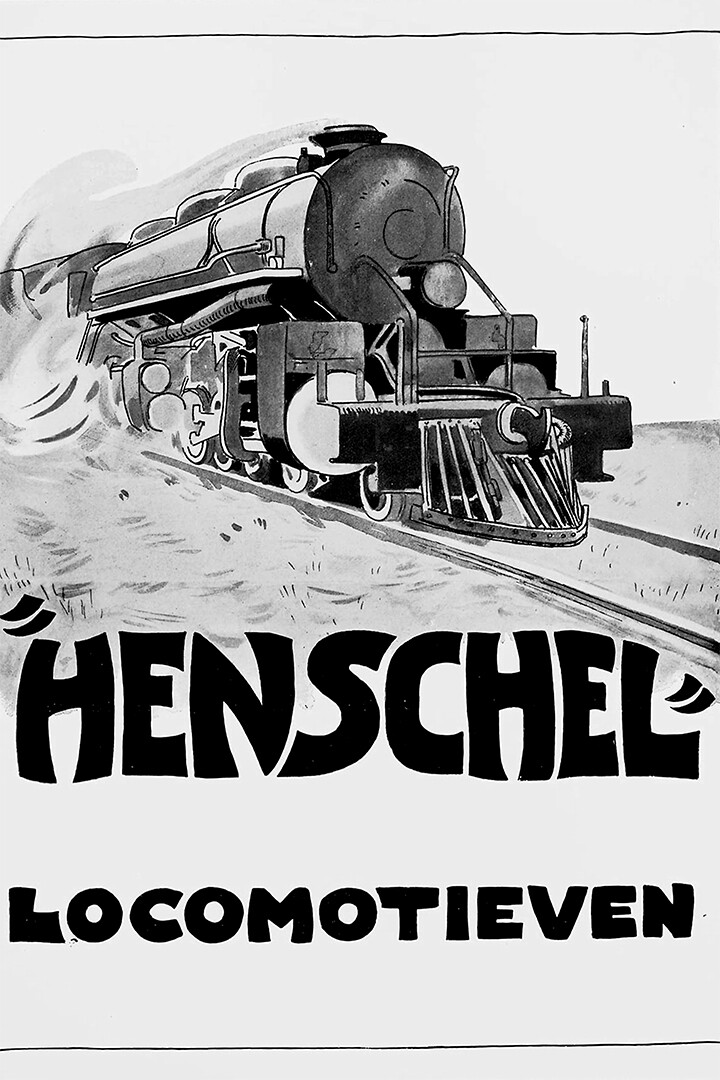 Henschel Locomotives Travel Original Vintage Wall Art - POSTER