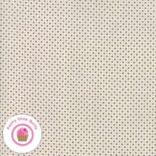 Moda METROPOLIS 30569 15 Beige Cream Gray Polka Dots BASIC GREY Quilt Fabric