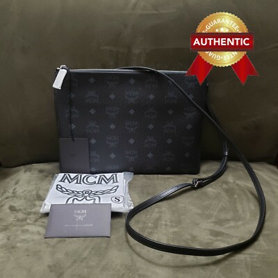 mcm visetos pouch black