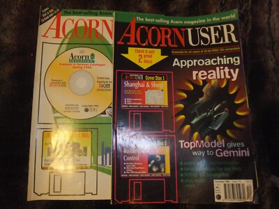 Acorn User Ausgaben x2 - Retro Computing
