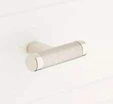 SIGNATURE HARDWARE  Jerico Cabinet Knob - Polished Nickel/Stainless Steel