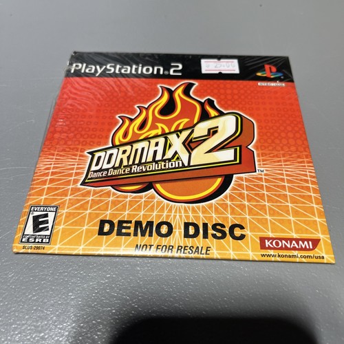 PlayStation 2 DDRMAX2 Dance Dance Revolution Demo Disc Konami PS2 SEALED RARE