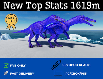  ARK Survival Ascended PvE Top Stats Aberrant Baryonyx 1619m PC/XBOX/PS5 ASA