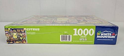 White Mountain "Citrus" 1000 Piece Puzzle New & Sealed Made in USA - Picture 7 of 7