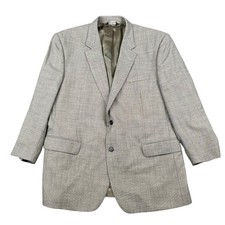Jos. A. Bank Mens 48R Gray 100 Wool Two Button Blazer Sport Coat Classic Fit