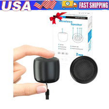 2 Mini Speakers, 3W Portable Small Wireless Speaker with Lanyard, Water Resistan